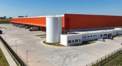 Galpão locado para Shopee. Foto: Divulgação.
