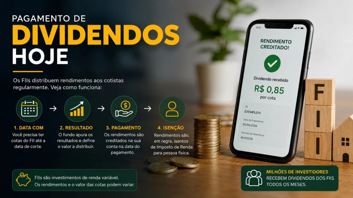 MXRF11, TRXF11 e VRTA11 e outros 20 FIIs pagam dividendos; veja valores