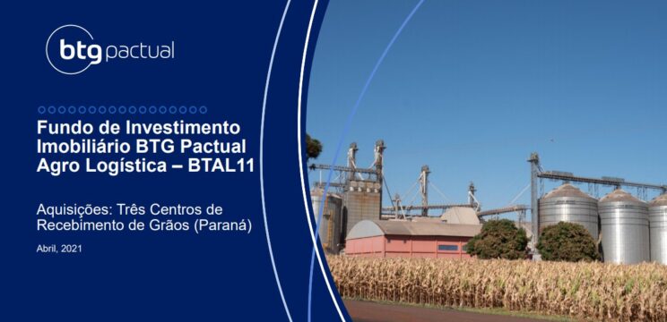 BTAL11 anuncia a aquisição de três imóveis no Paraná
