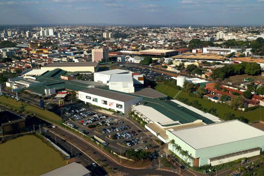 Vista aérea do Shopping Uberaba, ativo do HSML11 - Foto: Divulgação